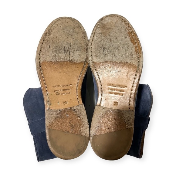Isabel Marant‎ Crisi Ankle Boots in Light Blue Suede, Size 36EU - Picture 11 of 15